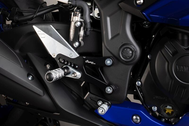 Adjustable Rear Sets With Fixed Foot Pegs for Yamaha Naturale